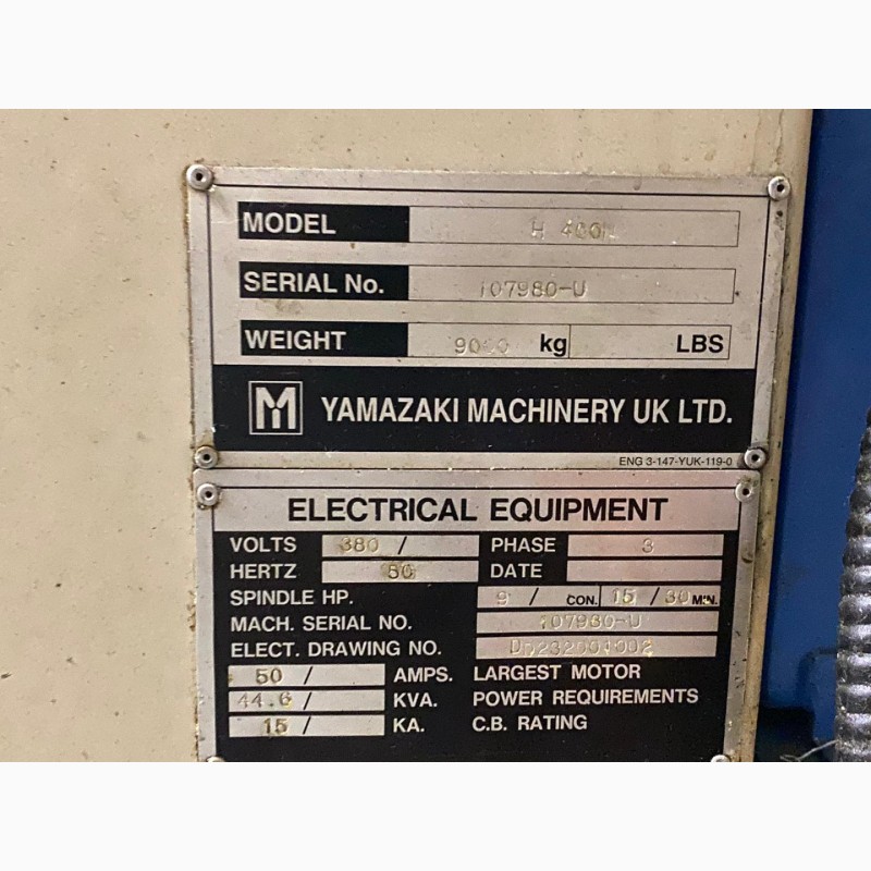 Фото 4. Горизонт.обраб.центр Mazak Mazatech H-400N X 560 Y 460 Z 510 mm 6026 = Mach4metal