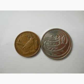 Монеты Каймановых Островов (2 штуки)