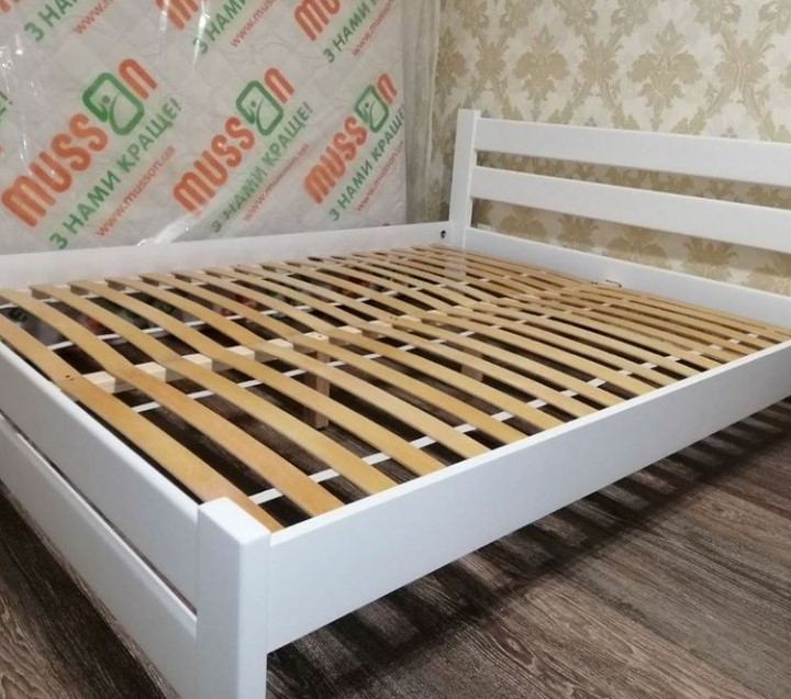Фото 11. Деревяне двоспальне ліжко Мока арт від виробника