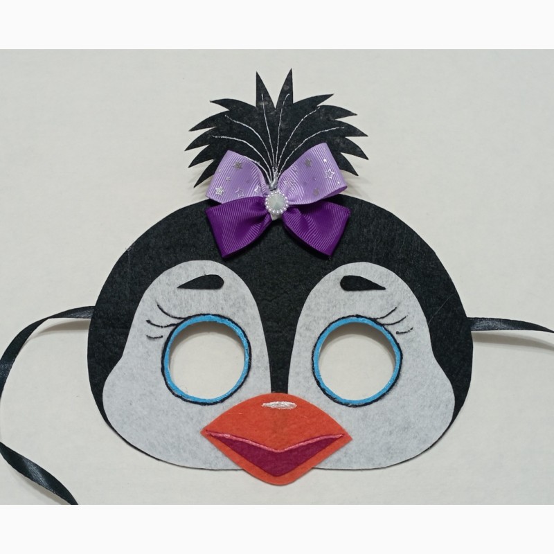 Фото 2. Карнавальные маски Пингвинов