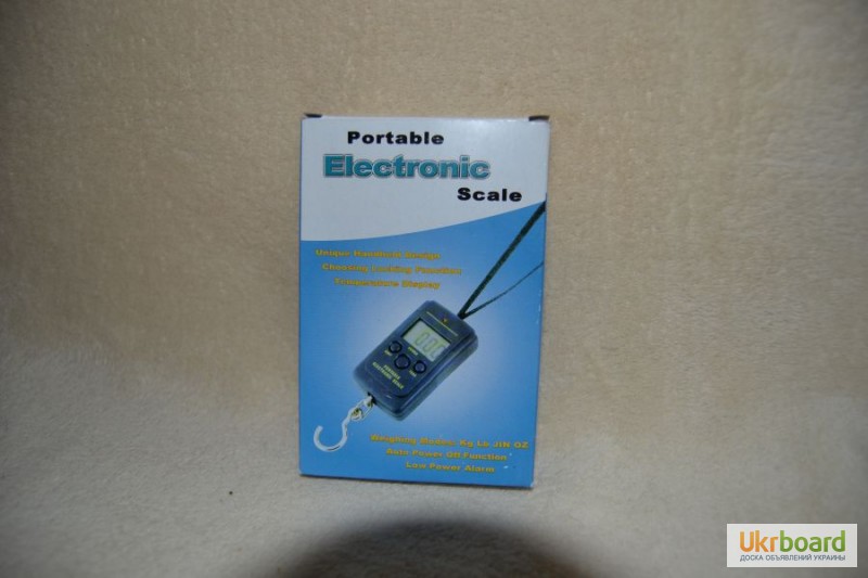 Фото 2. Портативні електронні ваги до 40 кг, Portable Electronic Scale