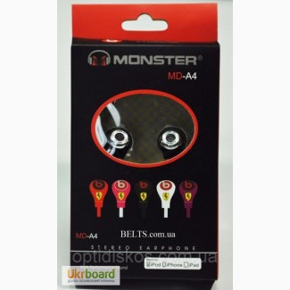 Наушники вакуумные Monster MD-A4, копия Monster Beats by Dr. Dre