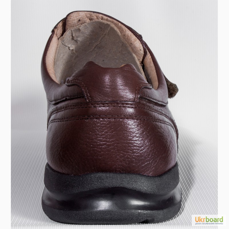 Фото 10. Florsheim Dorado туфли мужские кожаные коричневые на липучке