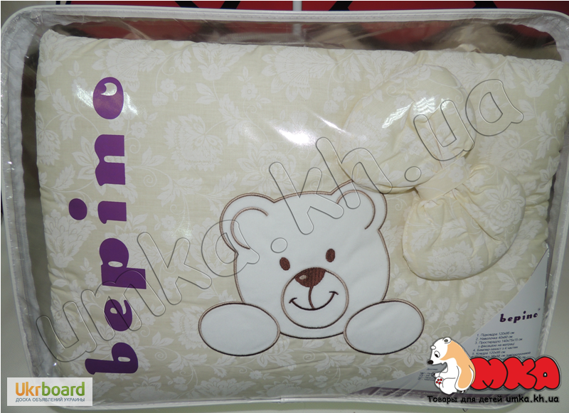 Фото 4. Жаккард с вышивкой комплект детского постельного белья bepino