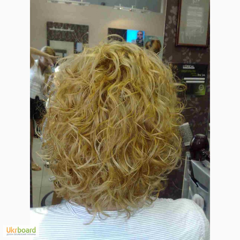 Фото 2. Покраски волос Лореаль, биозавивка волос Мосса Киев