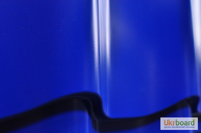 Фото 4. Металлочерепица синяя, купить синюю металлочерепицу для кровли. Цена
