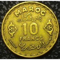 Марокко 10 франков 1951 год СОСТОЯНИЕ