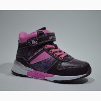 Демисезонные ботинки для девочек BiKi арт.2005-A purple с 27-32 р