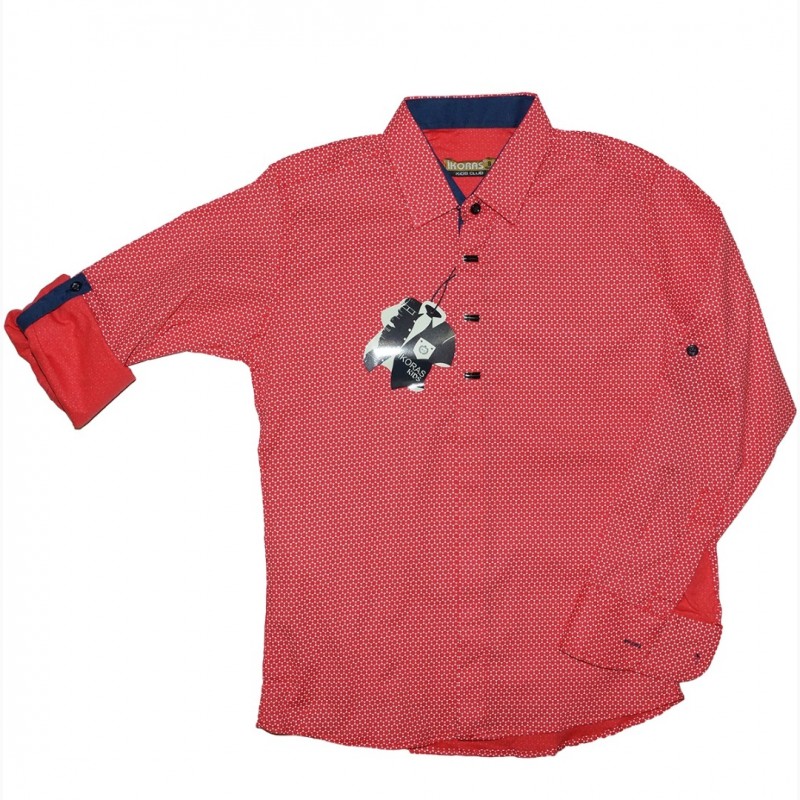 Фото 6. Рубашка Ikoras для мальчиков 7-12 лет, Турция, цвета разные