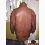 Утеплённая кожаная мужская куртка UOMO CLUB. Лот 313