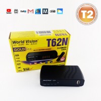 Т2 тюнер World Vision T62N - 32 HD канала и Youtube, IPTV, Megogo, Погода и Почта