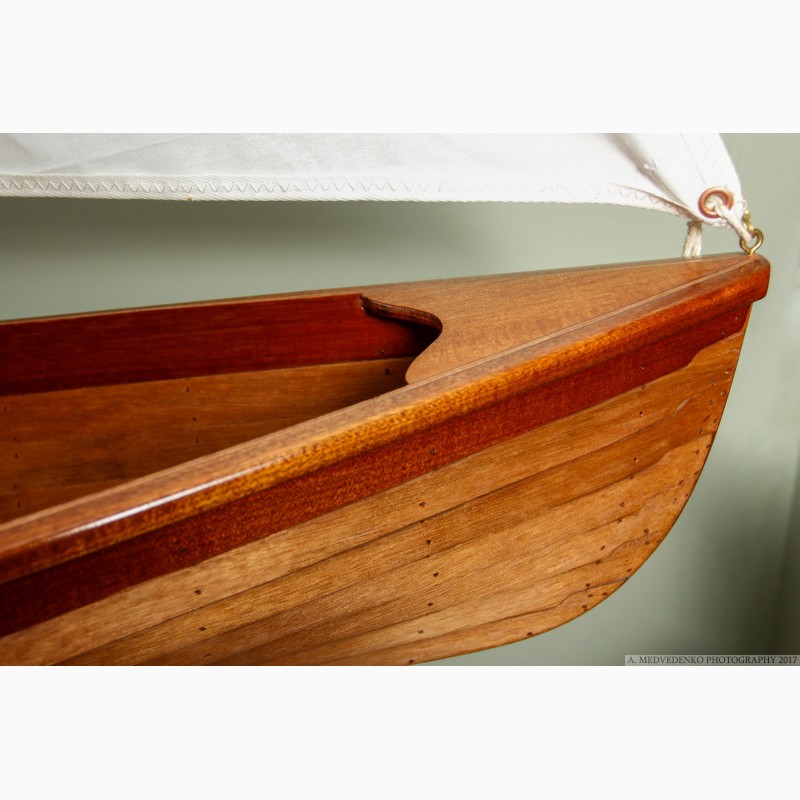 Фото 7. Стендовая модель деревянной лодки Whitehall
