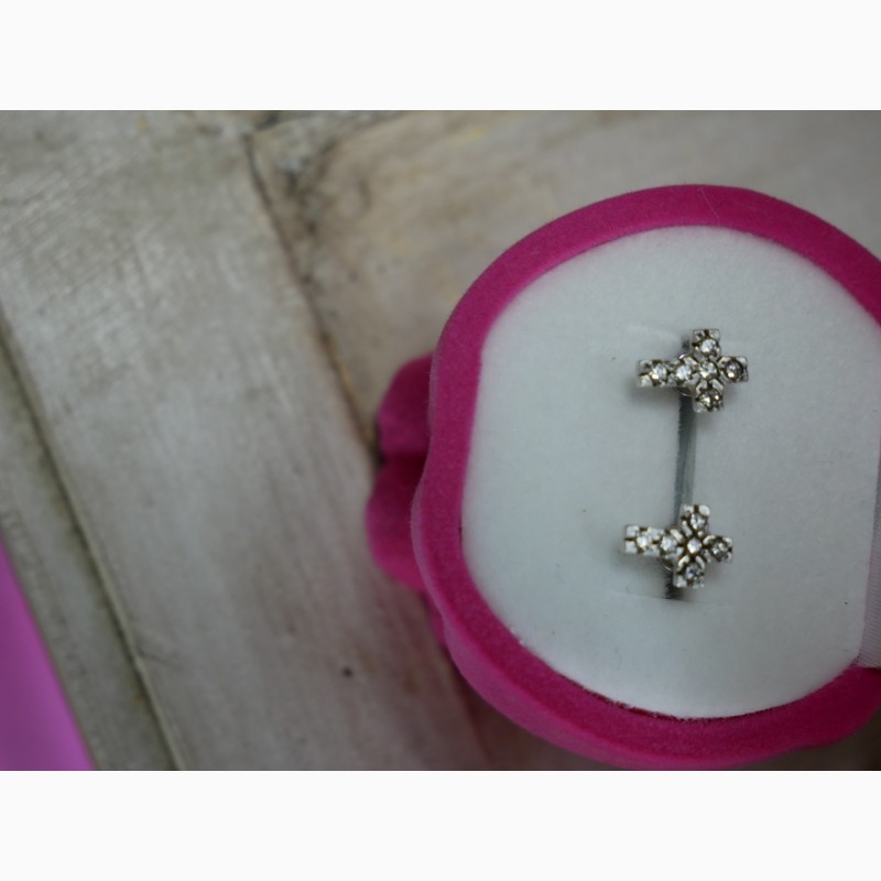 Фото 8. Продам Серебряные серьги кресты-пусеты | крестики