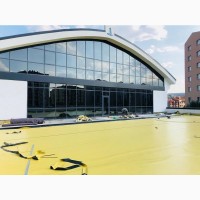 Пвх мембрана гідроізоляційна Rooftop Торговой марки Tetto желто-черна