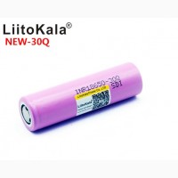 Аккумулятор 18650 Li-ion LiitoKala INR18650 30Q 3.7V 3000mAh оригинал