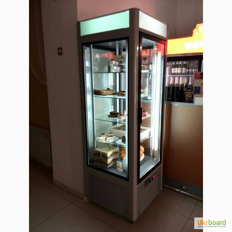 Кондитерский холодильный шкаф-витрина Torino-K 550C РОСС. Новые.Гарантия 3 года