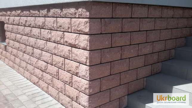 Фото 3. Фасадная бетонная плитка, облицовочная, цокольная, искусственный камень