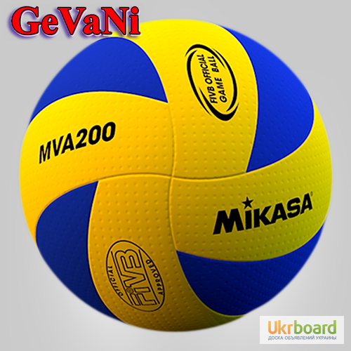Фото 2. Мяч волейбольный Mikasa MVA200 оригинал