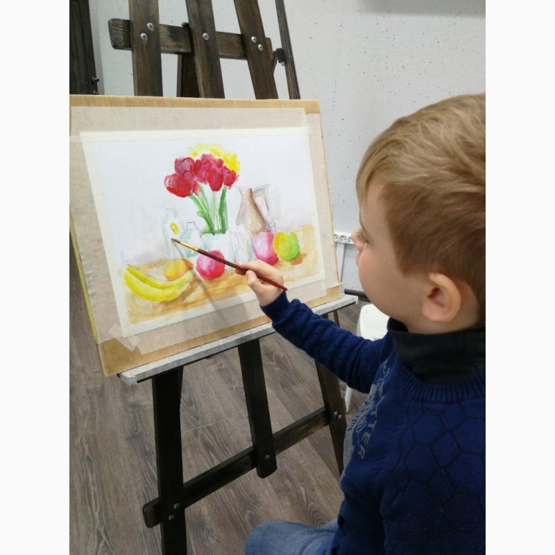 Фото 6. Детская живопись Одесса. Курс живописи для детей Одесса