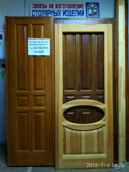 Фото 2. Двери из массива сосны и мебель из натурального дерева под заказ