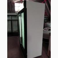 Витринный холодильный двухдверный шкаф б/у готов к продаже. Доставка к двери