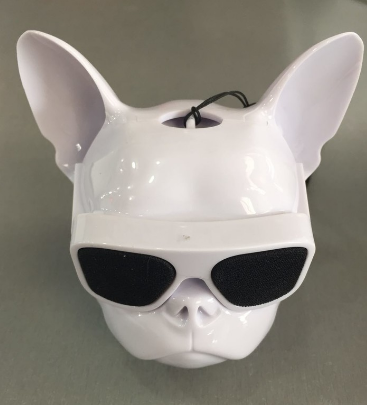 Фото 15. Аудио-колонка голова собаки в очках бульдог (Bluetooth) Портативная Bluetooth Колонка
