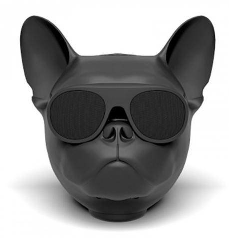 Фото 5. Аудио-колонка голова собаки в очках бульдог (Bluetooth) Портативная Bluetooth Колонка