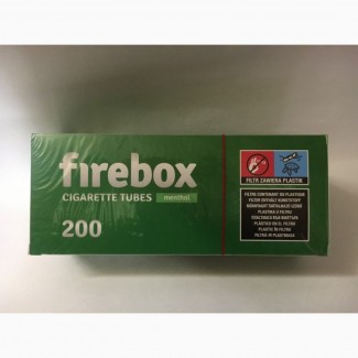 Гільзи для набивання цигарок Firebox Menthol 200 шт