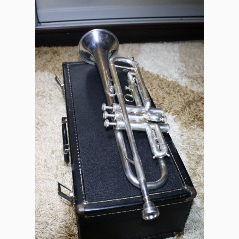 Фото 6. Труба BLESSING Scholastik USA Оригінал Cрібло помпова Trumpet