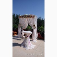 Прокат арки на свадьбу, прокат чехла на стул, прокат стоек на свадьбу в Киеве от 500 грн