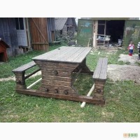 Садовий стіл Ручна робота з дерева