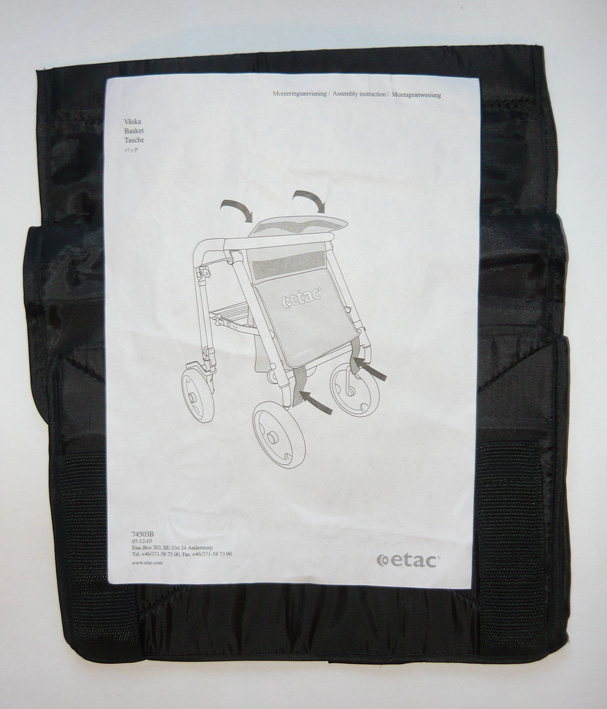 Фото 2. Вещевая сумка для инвалидной коляски