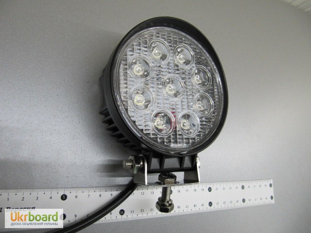 Фото 3. Дополнительные светодиодные фары LED 1205-27W