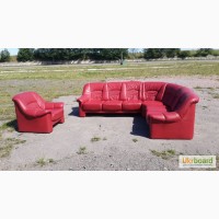 Продам шкіряний диван б/у в Луцьку привезений з Європи
