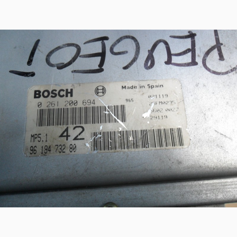 Фото 2. Блок управления Bosch 0261200694, Пежо 306, Peugeot MP5.1 / 961947280