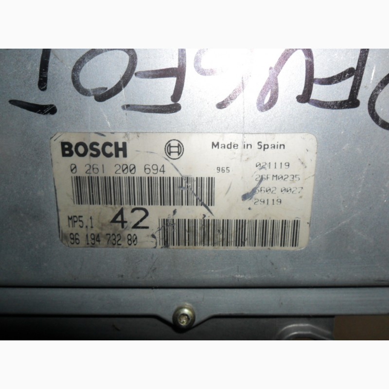 Фото 3. Блок управления Bosch 0261200694, Пежо 306, Peugeot MP5.1 / 961947280