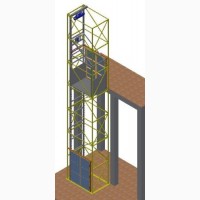 Подъёмник-лифт для промышленного предприятия под заказ.Клетьевые шахтные г/п до 6300кг
