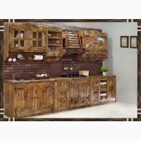 Деревянная кухонная мебель для кухни Мелисса