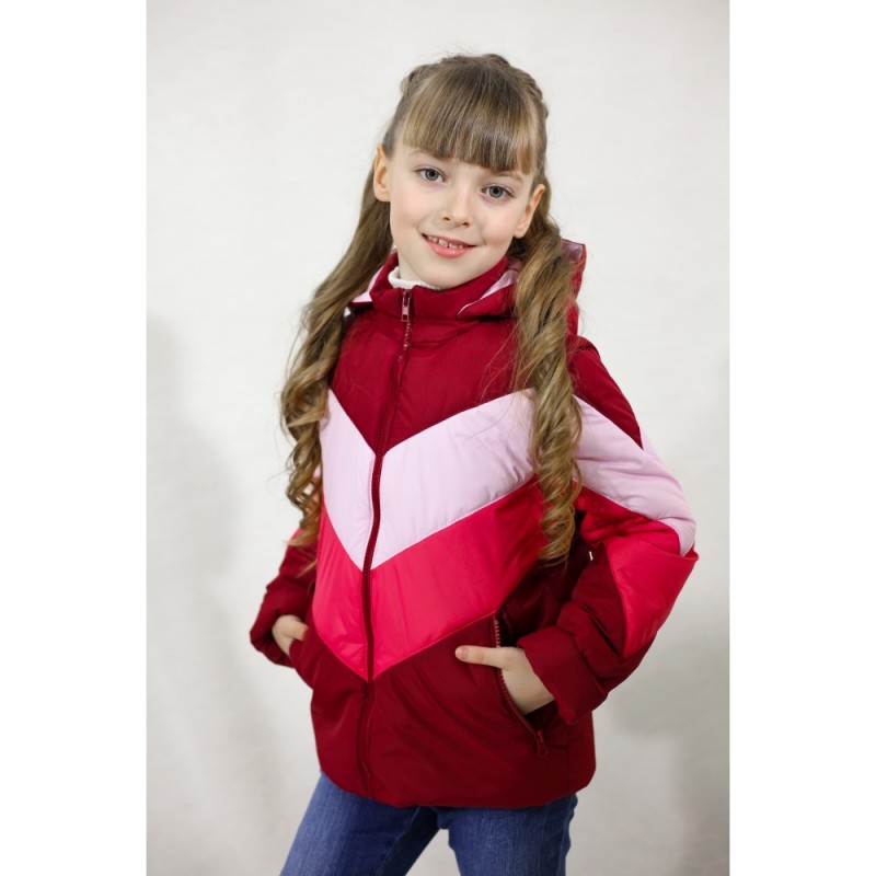 Фото 9. Демисезонные разноцветные куртки- жилетки для девочек 7 - 12 лет, цвета разные-S9944