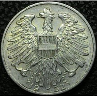 Австрия 5 шиллингов 1952 год