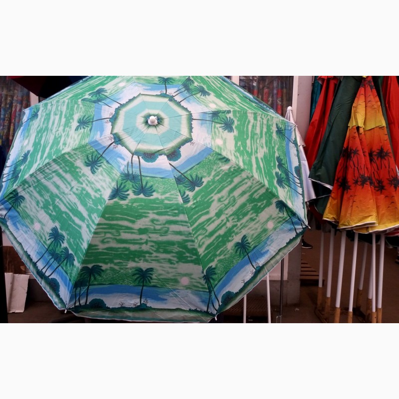 Фото 2. Зонт пляжный, торговый, для отдыха на природе 1, 8 м