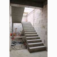 Лестница, бетонные лестницы Днепр. Замер, проект, монтаж