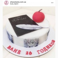 Торт аниме на заказ Киев, торт ребенку анимешнику на день рождение Киев капкейки