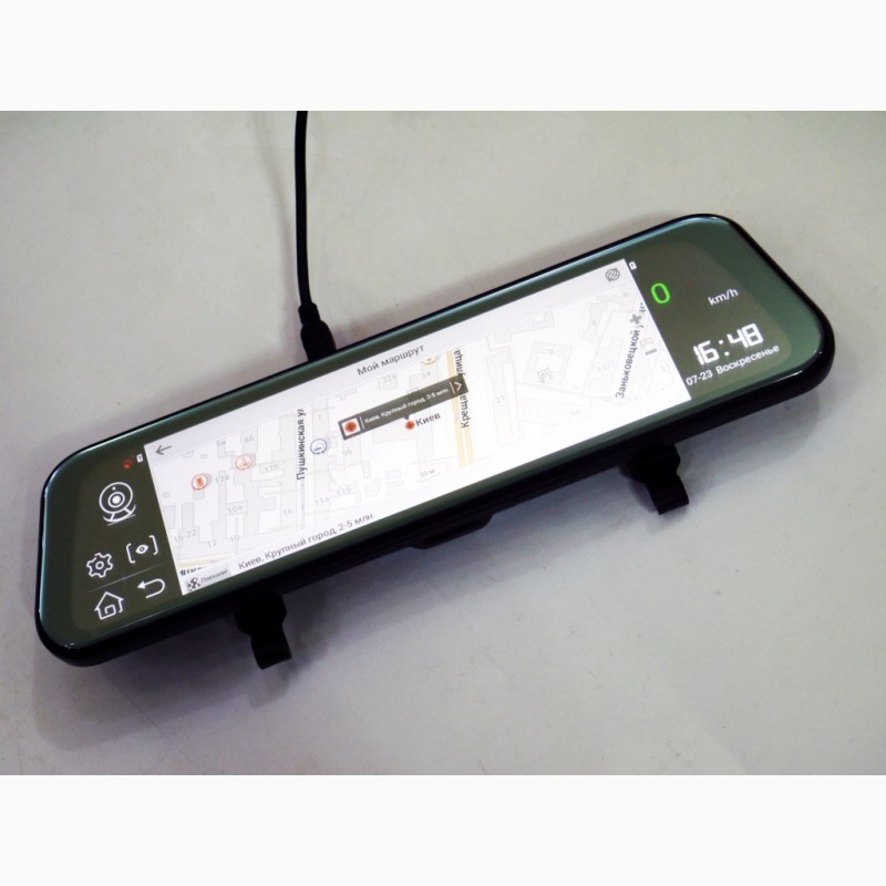 Фото 9. DVR MR-810 Зеркало регистратор, 10 сенсор, 2 камеры, GPS навигатор, WiFi, 8Gb, Android