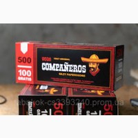 Гильзы для набивки сигарет Companeros 500+100. от 1 ящ