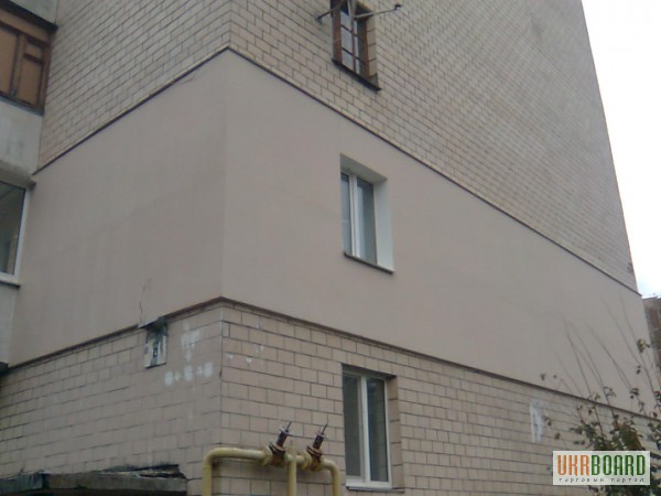Утепление стен пенопластом, высотные работы Харьков