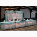 Свадебные украшения, декор зала и выездной церемонии.