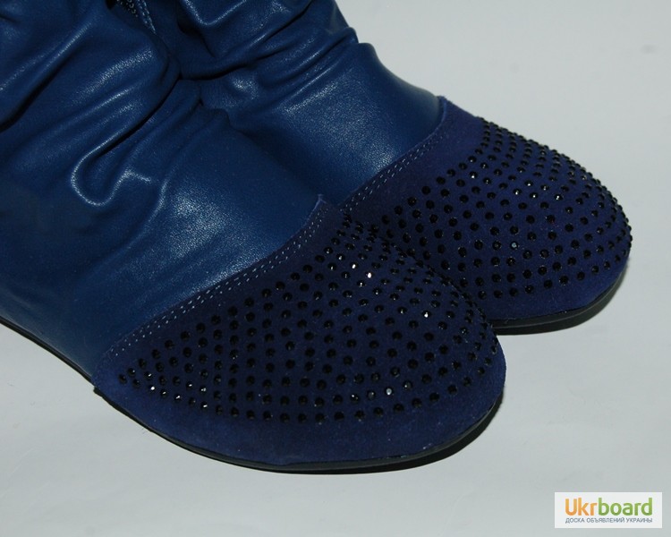 Фото 4. Демисезонные ботинки для девочек Шалунишка арт.5554 темно-синий