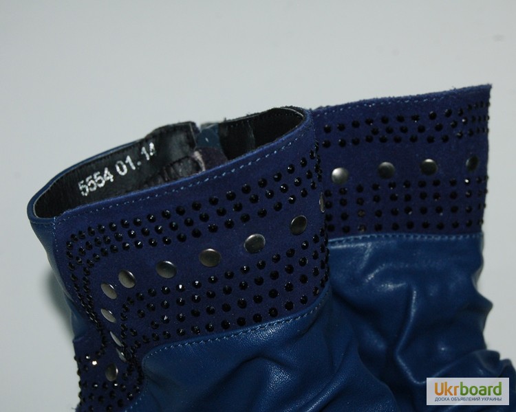 Фото 5. Демисезонные ботинки для девочек Шалунишка арт.5554 темно-синий