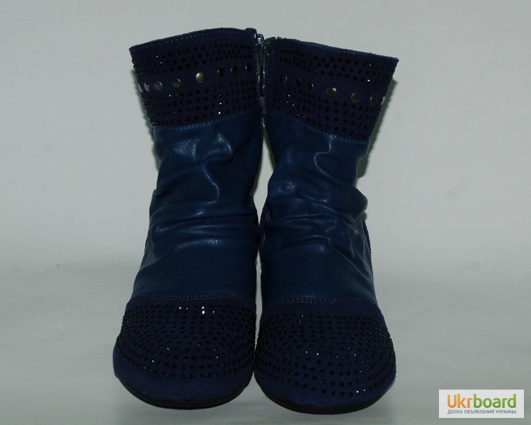 Фото 6. Демисезонные ботинки для девочек Шалунишка арт.5554 темно-синий